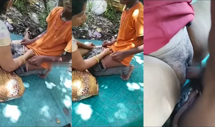 Telugu Local Randi First Time Fucking with Teen Boy in Jungle