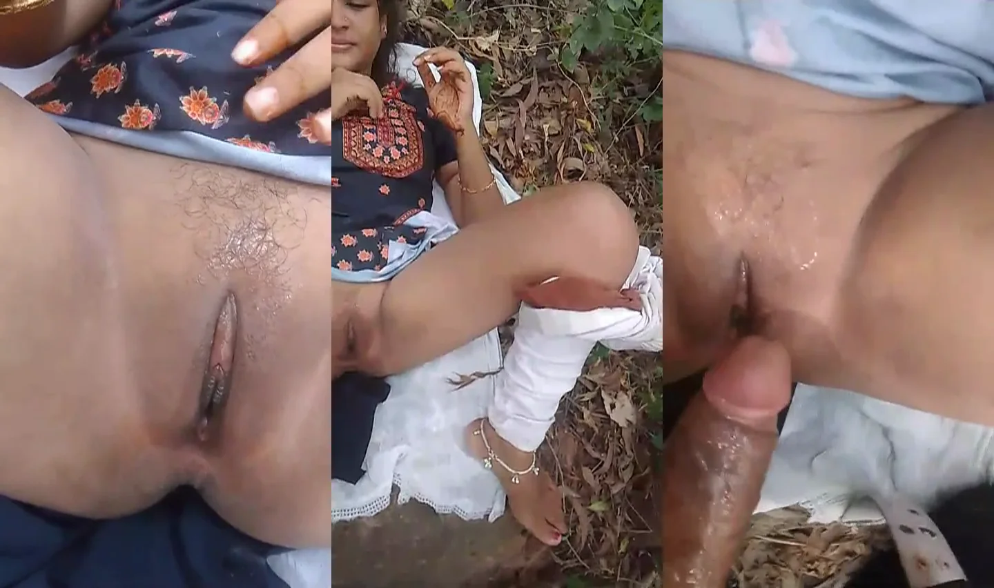Village Bhabhi Tight Pussy Fucked Outdoor by Lover
